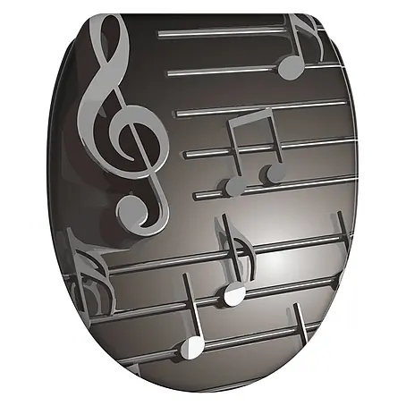 SANILO  WC-Sitz Musical Notes mit Absenkautomatik