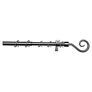 Stilgarnitur Hook (Silber, 130 cm - 240 cm, Metall)