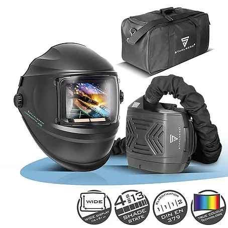 STAHLWERK  Schweißhelm BOOSTER AIR Automatik Schweißhelm
