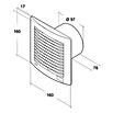 Air-Circle Ventilator Air Style (Weiß, Durchmesser: 100 mm)