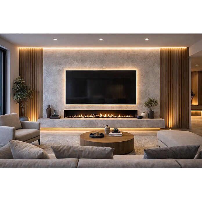 Panel de pared Travertine (60 x 120 mm, Martha White, 2 ud.) | BAUHAUS