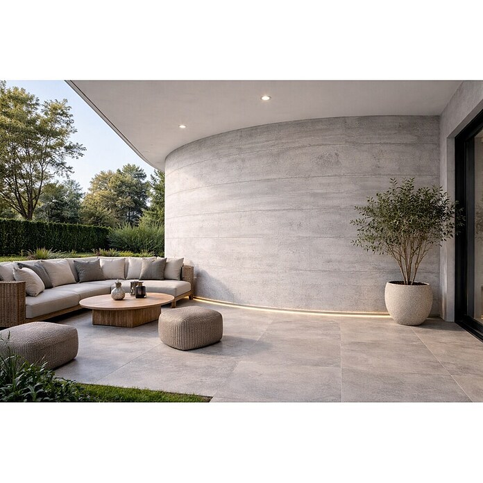 Panel de pared Design Concrea (60 x 120 mm, Hormigón, 2 ud.) | BAUHAUS