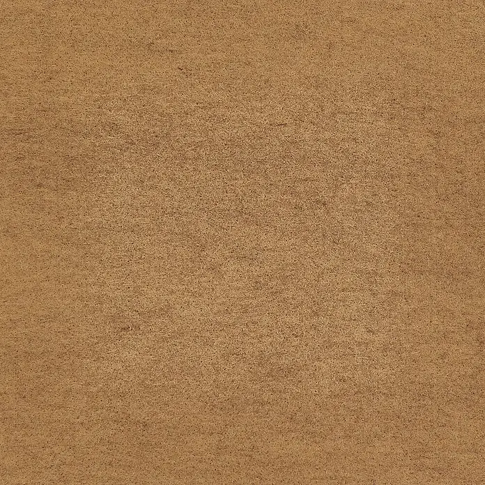 Teppichfliese Filzfliese - 40 x 40 cm, Beige, Selbstklebend, 100 % Polypropylen - Braune, körnige Materialtextur, wie Faserplatte oder Recyclingpapier.