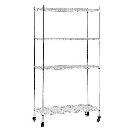 Proregal  Metallregal Gitterregal HADES mit Rollen