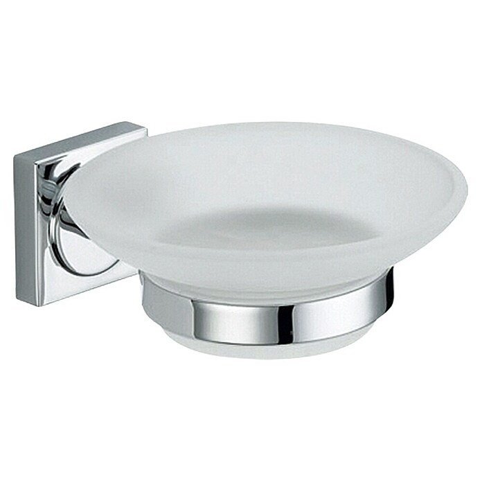 Camargue Cannes Posoda za milo  (Z nosilcem, Krom, Sijaj) | 3711 - Ausstattungsserien Metall QM | DADD - Accessoires | DAD - Badausstattung | DA - Badausstattung/Bäderwelt | D - Sanitär | BAUHAUS