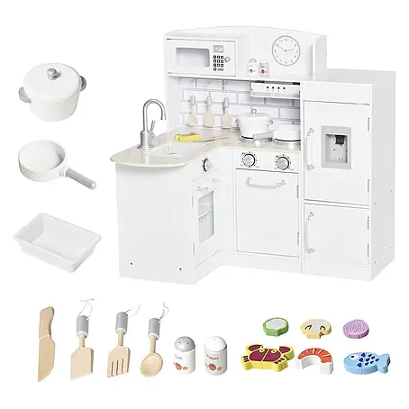 Homcom  Matschküche Spielküche mit elektronischem Wasserspender
