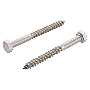 Marinetech Houtdraadbout DIN 571 (Ø x l: 6 x 50 mm, A4, 6-Kant)