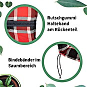 beo Gartenmöbel-Auflage (Gartenliege, L x B x H: 193 x 60 x 6 cm, Baumwolle, Polyester, Schwarz) | BAUHAUS