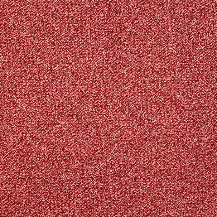 Bricoflor Teppichboden Meterware 5x4m, Schlinge meliert, rot - Schlinge, 100 % Polyamid (PA), rot - Texturierter roter Teppich oder Stoff mit gesprenkelter Schlingenflor-Oberfläche.