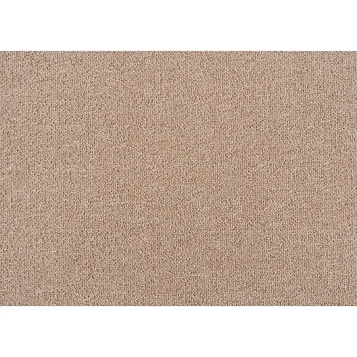 Bricoflor Teppichboden Meterware 2x5m, Schlinge gemustert, beige hell-braun - Schlinge, 100 % Polypropylen (PP), beige hell-braun - Beigefarbener Teppich mit dezenter Schlingenstruktur.