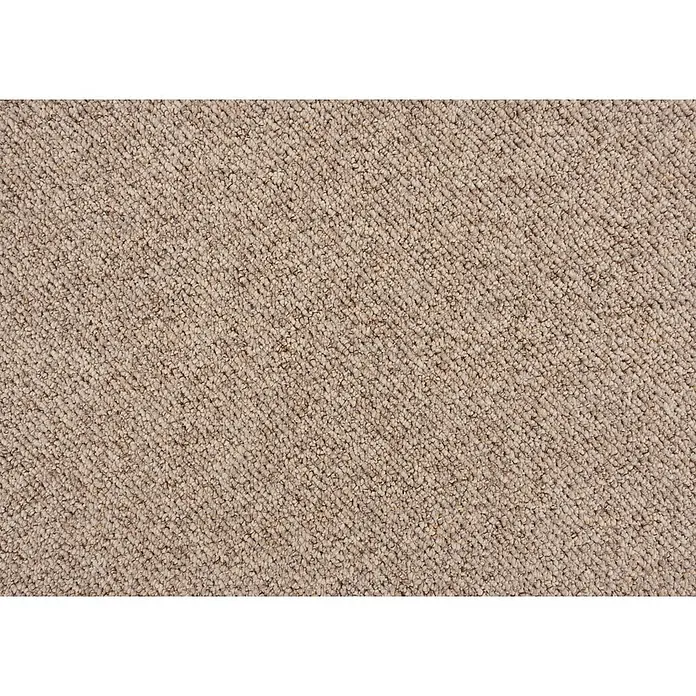 Bricoflor Teppichboden Meterware 3x4m, Schlinge Berber, beige braun - Schlinge, 100 % Polypropylen (PP), beige braun - Beigefarbener Schlingenflor-Teppich mit texturierter, gesprenkelter Optik.