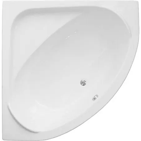 Bad Land  Eckbadewanne STANDARD Acryl-Eckwanne 140 x 140 cm Weiß, inkl. Styroporverkleidung