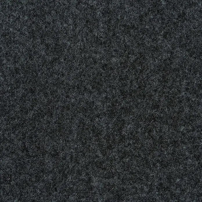 Bricoflor Teppichfliese Nadelvlies Nadelfilz, Schwarz Anthrazit, 40x40cm -  - Dunkelgraue, grobe Filzstofftextur.
