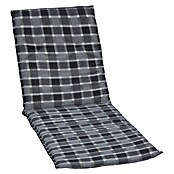 beo Gartenmöbel-Auflage Belgrad (Gartenliege, L x B x H: 193 x 60 x 6 cm, Baumwolle, Polyester, Grau/Weiß) | BAUHAUS