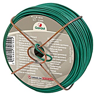 Gardol Gartendraht (Grün, Gummiert, 40 m, 2 mm)
