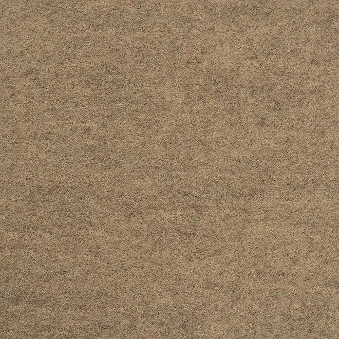 Bricoflor Teppichfliese Nadelvlies Nadelfilz, Beige Hell-Braun, 40x40cm -  - Nahaufnahme eines dichten, strukturierten braunen Filzstoffs, ideal für Bastelarbeiten.