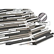 Mosaikfliese Brick XAM A881 (29,8 x 31,8 cm, Grau, Matt)