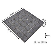 Mosaikfliese Quadrat Uni SAT 509 (30,6 x 30,6 cm, Grau, Matt)