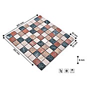 Mosaikfliese Quadrat Mix MOS 32/RND (30,5 x 30,5 cm, Beige, Matt)