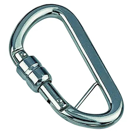 Karabinerhaken mit Springverschluss und Steg