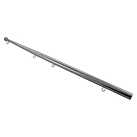 Flaggenstock (Durchmesser: 19 mm, Edelstahl, A2)