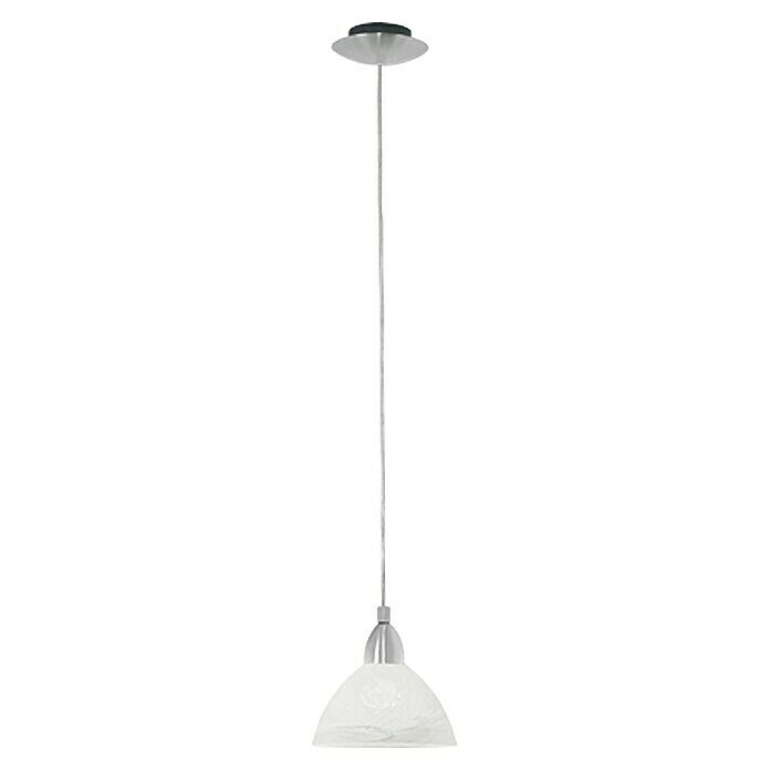 Eglo Okrugla viseća svjetiljka (S 1 žaruljom, Promjer: 19,5 cm, Maksimalna snaga: 60 W, Bijelo satinirano)