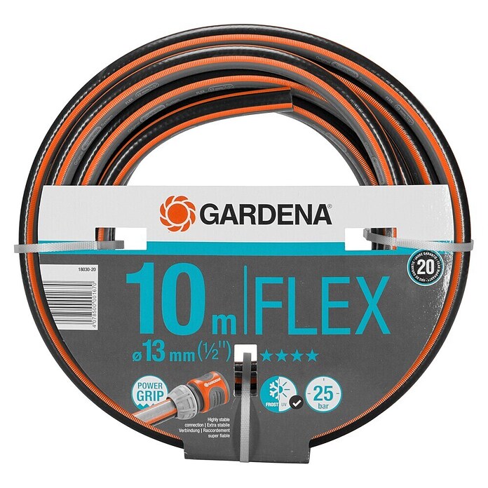 Gardena Schlauch Comfort Flex (Länge: 10 m, Schlauchdurchmesser: 13 mm (½″), Berstdruck: 25 bar)