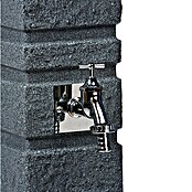 3P Technik Wasserzapfstelle Romana (Black Granitfarben, Höhe: 110 cm, Ausstattung: Wasserhahn)