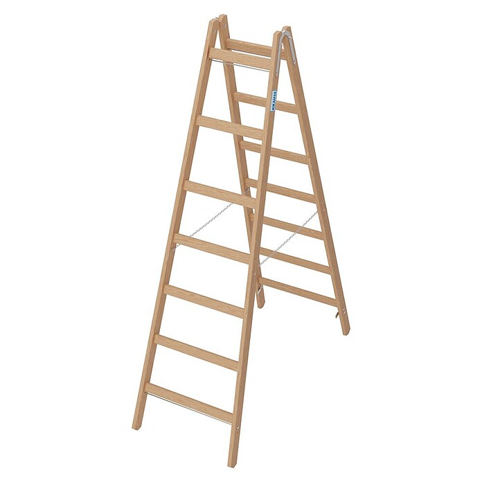 Krause Stabilo Sprossen-Doppelleiter (Höhe: 212 cm, Anzahl Tritte: 7 Stk., Holz) | BAUHAUS