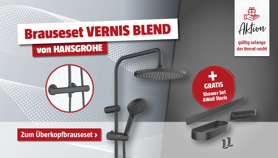 Aktion Hansgrohe Duschsystem mit gratis JBL Lautsprecher