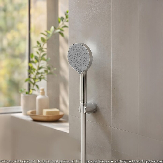 Camargue Handbrause Como (Anzahl Funktionen: 3 Stk., Durchmesser: 12 cm, Chrom/Anthrazit) | BAUHAUS