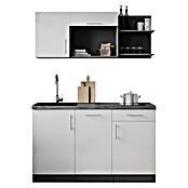 Respekta Oliver Miniküche (Breite: 145 cm, Weiß, Kochfeld | Geschirrspüler) | BAUHAUS