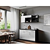 Respekta Oliver Miniküche (Breite: 145 cm, Weiß, Kochfeld | Geschirrspüler) | BAUHAUS