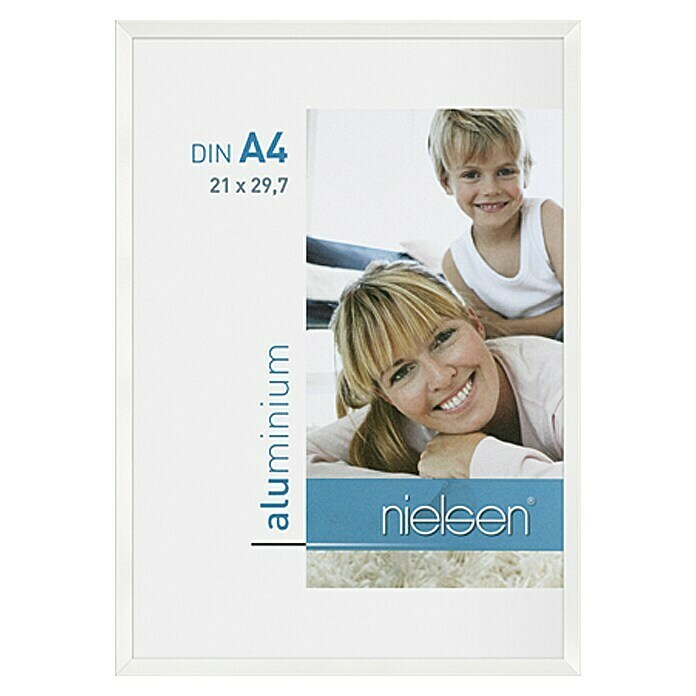 Nielsen Bilderrahmen Pixel (Weiß, 30 x 29,7 cm, Aluminium)