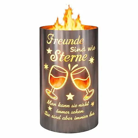 TiKo-Design  Holzkohlegrill Feuertonne-Freunde
