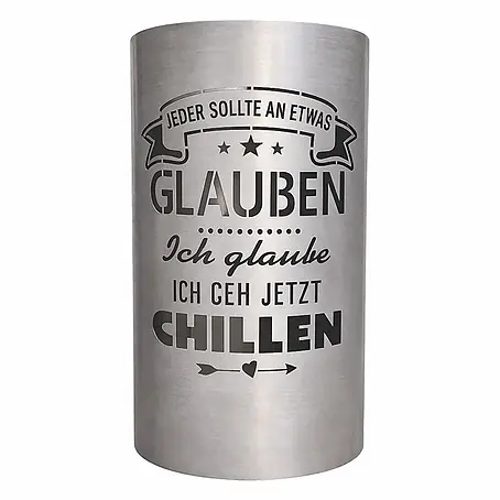 TiKo-Design® Feuertonne Chillen Ø 40 cm – massive Feuerstelle