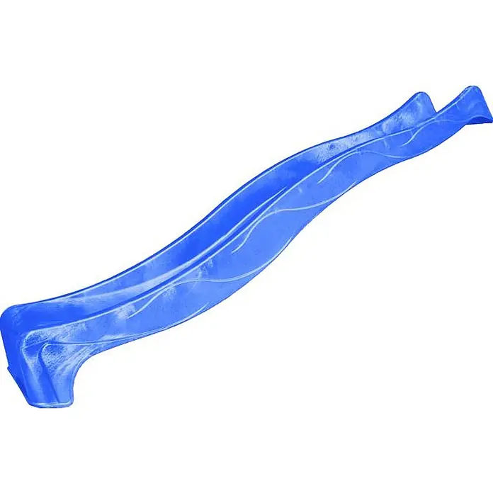 Ondis24 Rutsche Wellenrutsche Blau - B x L: 50 x 300 cm, Kunststoff, Blau - Blaue, gewellte Kunststoffrutsche für einen Spielplatz.