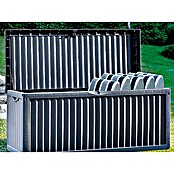Baúl para jardín Wave (Antracita, 120 x 52 x 54 cm, Plástico)