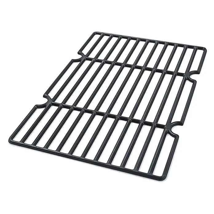 TAINO Grillrost - L x B: 42 x 55 cm, Gusseisen - Rechteckiger, dunkelgrauer Gusseisen-Grillrost zum Braten.