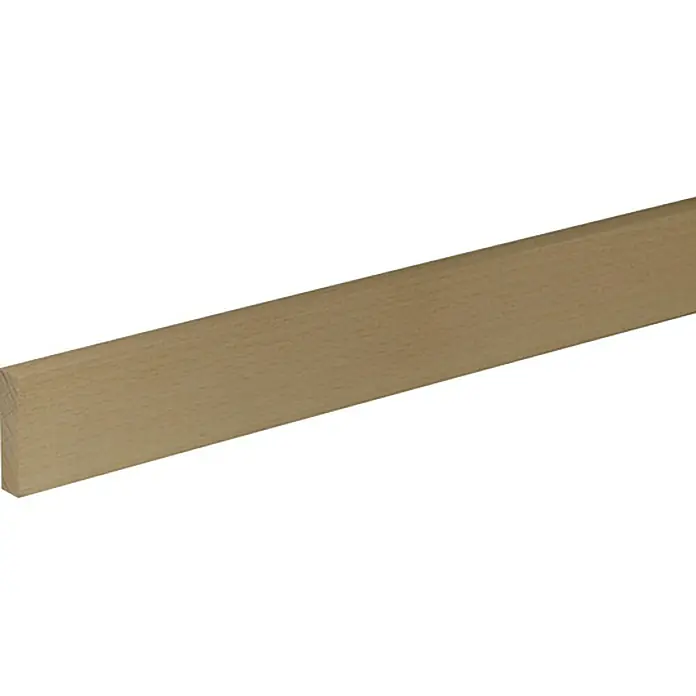 Profiles and more Rechteckleiste - 95 cm x 40 mm x 10 mm, Buche - Holzleiste in hellbrauner Farbe, geeignet für verschiedene Bau- und Dekorationsprojekte. Ideal für Handwerker und Heimwerker.