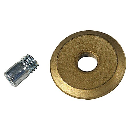 Heka Ersatzrädchen TITAN inkl. Achse (20 x 5 x 3 mm, Gold)