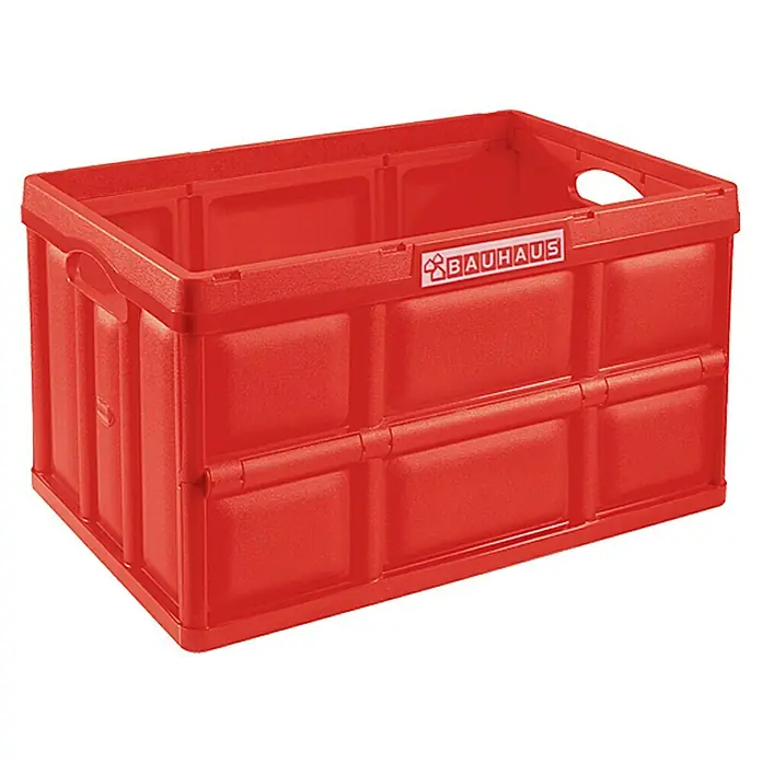 BAUHAUS Klappbox - L x B x H: 47,5 x 35,2 x 23,5 cm, 32 l, Rot - Rote, zusammenklappbare Transportbox von Bauhaus, ideal für Lagerung und Transport. Praktisch und platzsparend, wenn nicht gebraucht.