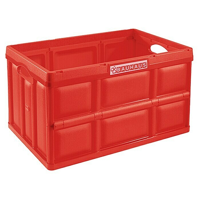 BAUHAUS KlappboxL x B x H: 47,5 x 35,2 x 23,5 cm, 32 l, Rot Front View