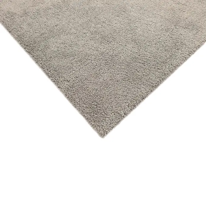Alfombra de pelo largo Gypsy - Taupe, 110 x 60 cm, 100% Poliéster - Alfombra gris esponjosa con textura de pelo suave.