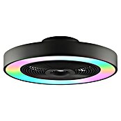 Brilliant Plafondventilator Catania met verlichting (Zwart, 48,6 cm) | BAUHAUS