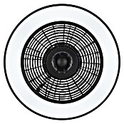 Brilliant Plafondventilator Catania met verlichting (Zwart, 48,6 cm) | BAUHAUS