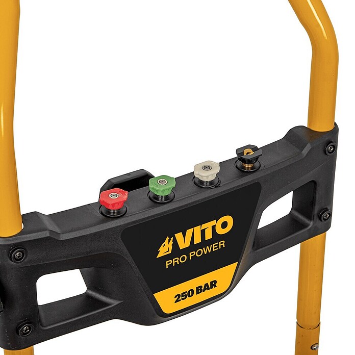 Vito Hidrolimpiadora de alta presión VIML70 (250 bar, 2.500 W, Capacidad de bombeo: 11,8 l/min, Motor 4T de 207 CC) | BAUHAUS