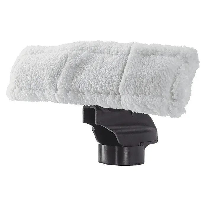 Limpiadora de cristales de batería ITMLV - 3,7 V, Volumen de recipiente: 150 ml - Almohadilla de limpieza blanca y suave con conector de plástico negro, apta para diversos dispositivos.