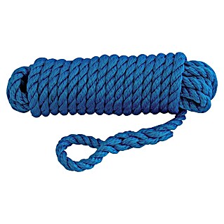 Talamex Stootwillijn (Diameter: 8 mm, Lengte: 2,5 m, Blauw, 2 st.)