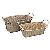 Versa Cesta (L x An x Al: 30 x 20 x 12 cm, Gris, 2 pzs.) | BAUHAUS